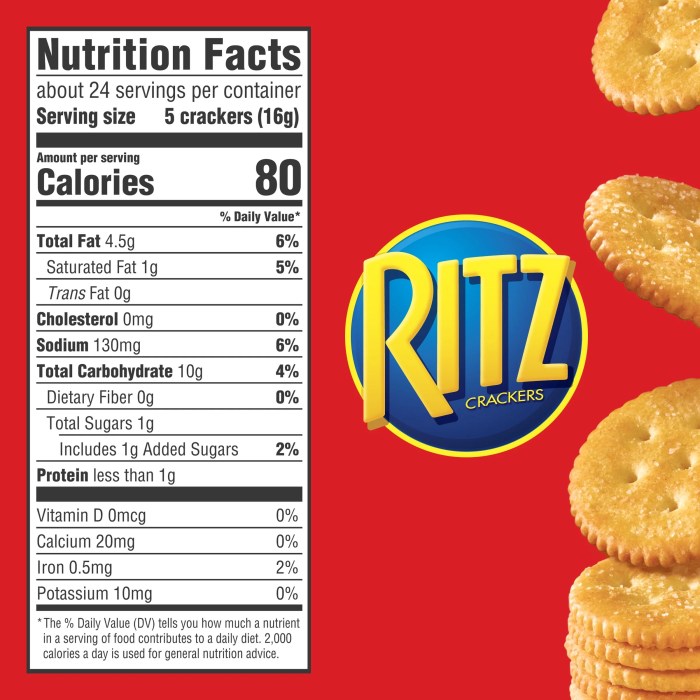 Club crackers nutrition facts