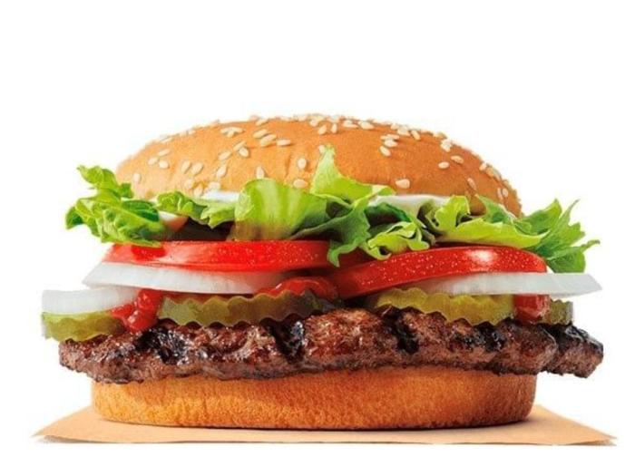 Whopper nutrition facts burger king