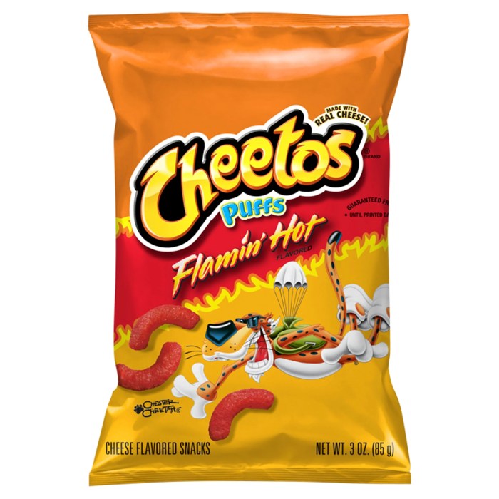 Cheetos puffs nutrition facts